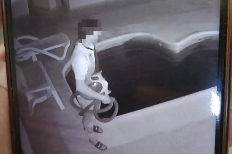 Por las cámaras, lo vieron una madrugada llevándose una hidrolavadora: está involucrado en diez hechos