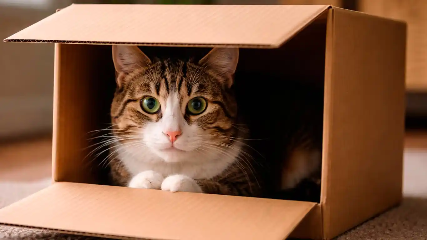 “El truco de la caja”: por qué los gatos prefieren un cartón antes que su cama