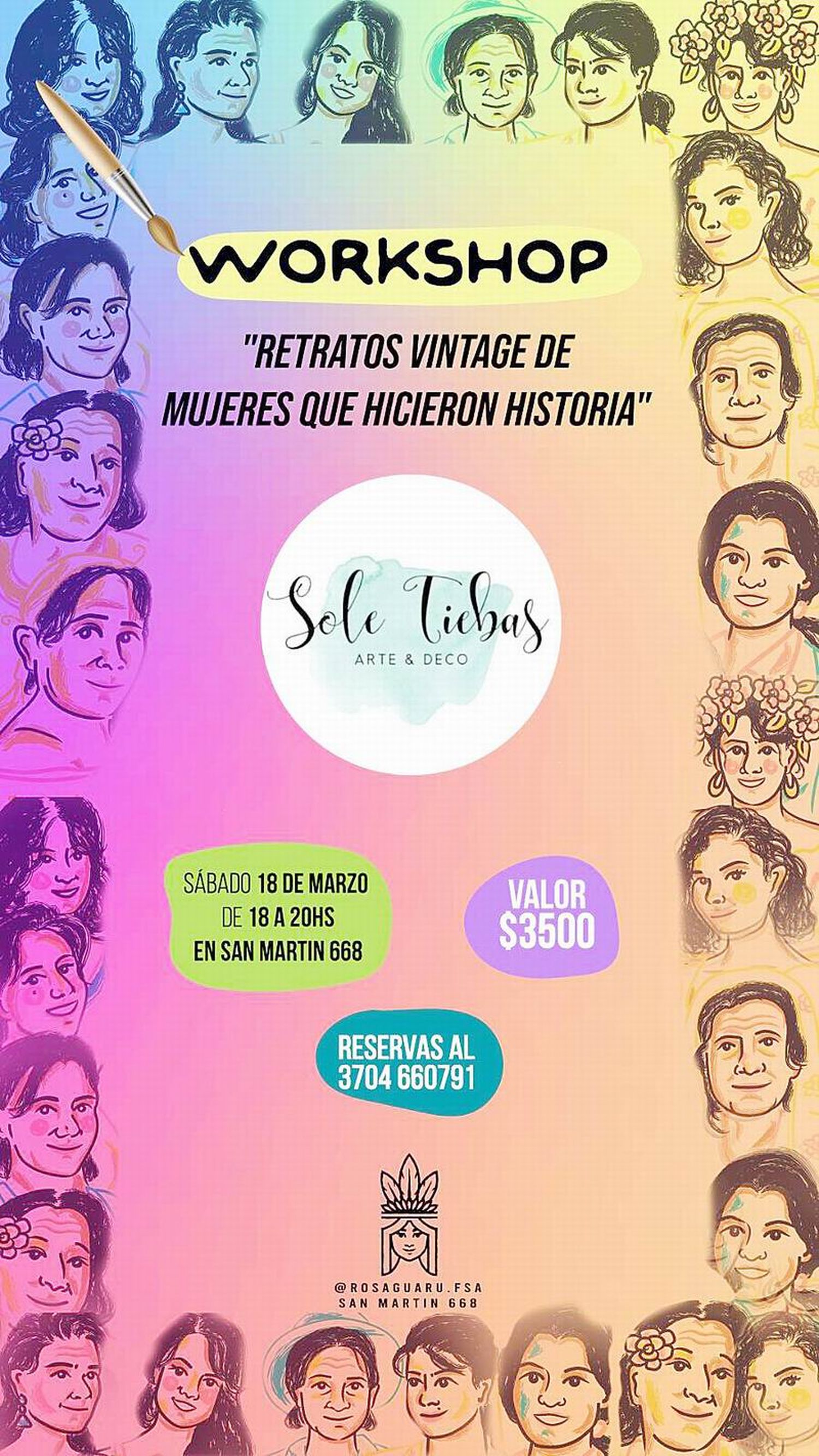 WorKshop: Retratos vintage de mujeres que hicieron historia