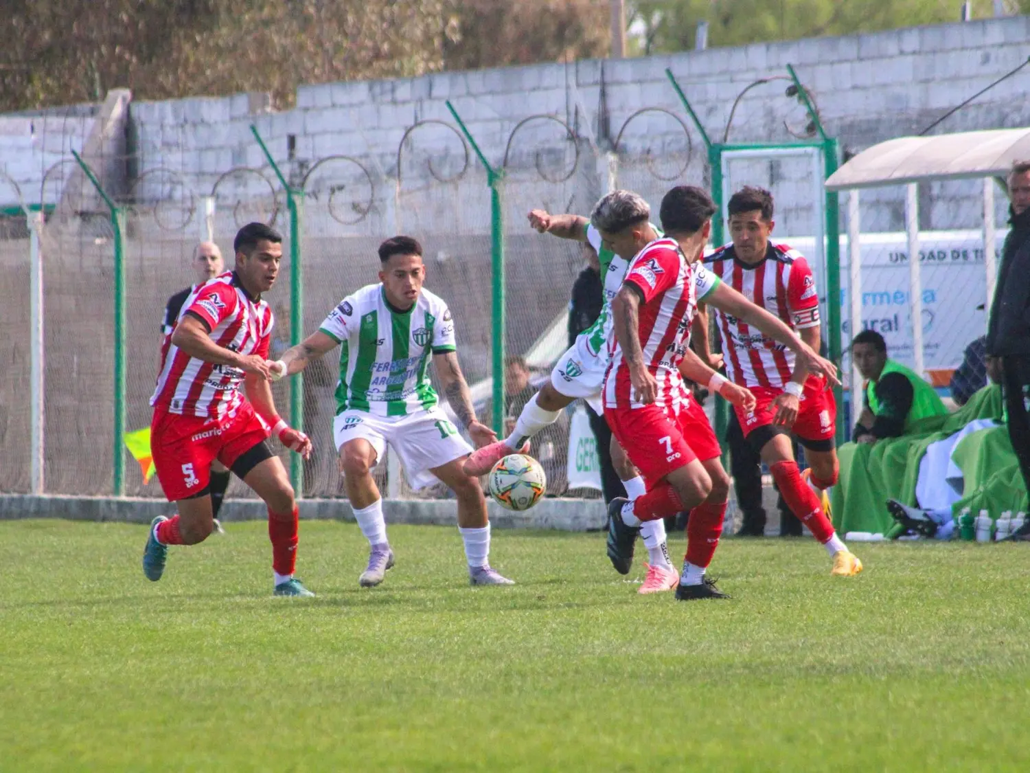 Buen empate del "9"  en Rawson 1 a 1.Foto:Prensa 9 de Julio