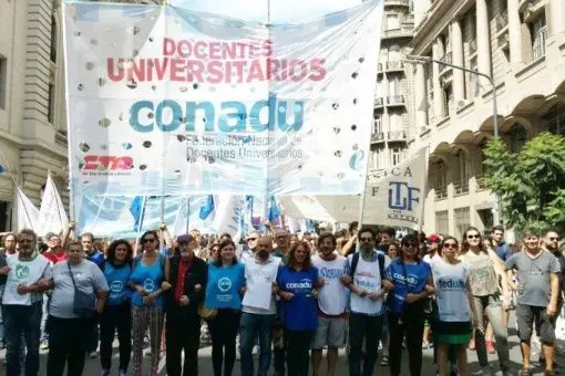 Paro de docentes universitarios