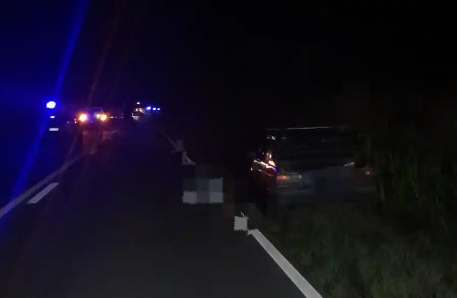 Tragedia en ruta entrerriana: un hombre murió atropellado mientras cambiaba un neumático