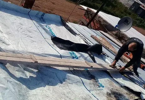 Mejora en techos de viviendas