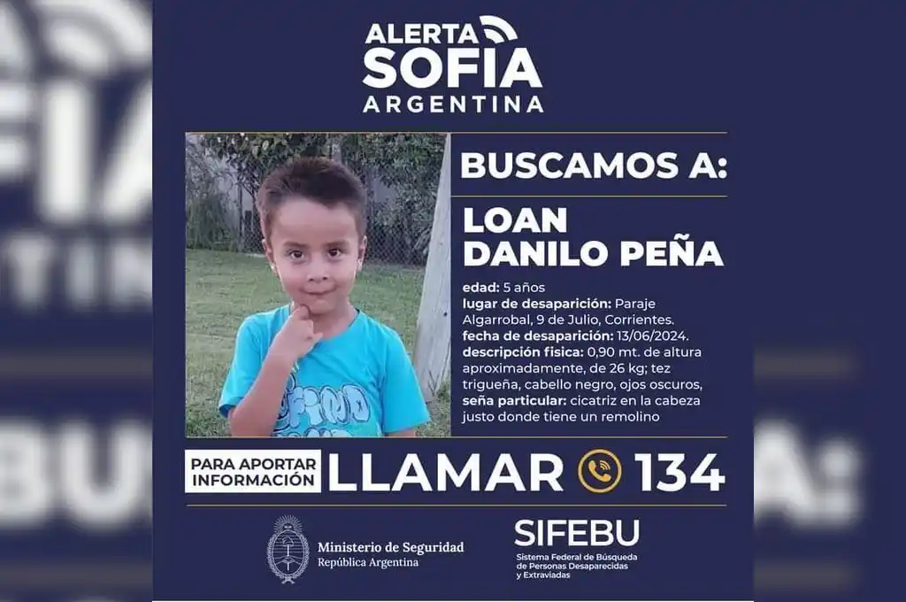 Las autoridades esperan que esta nueva información permita obtener más datos sobre el paradero del menor.