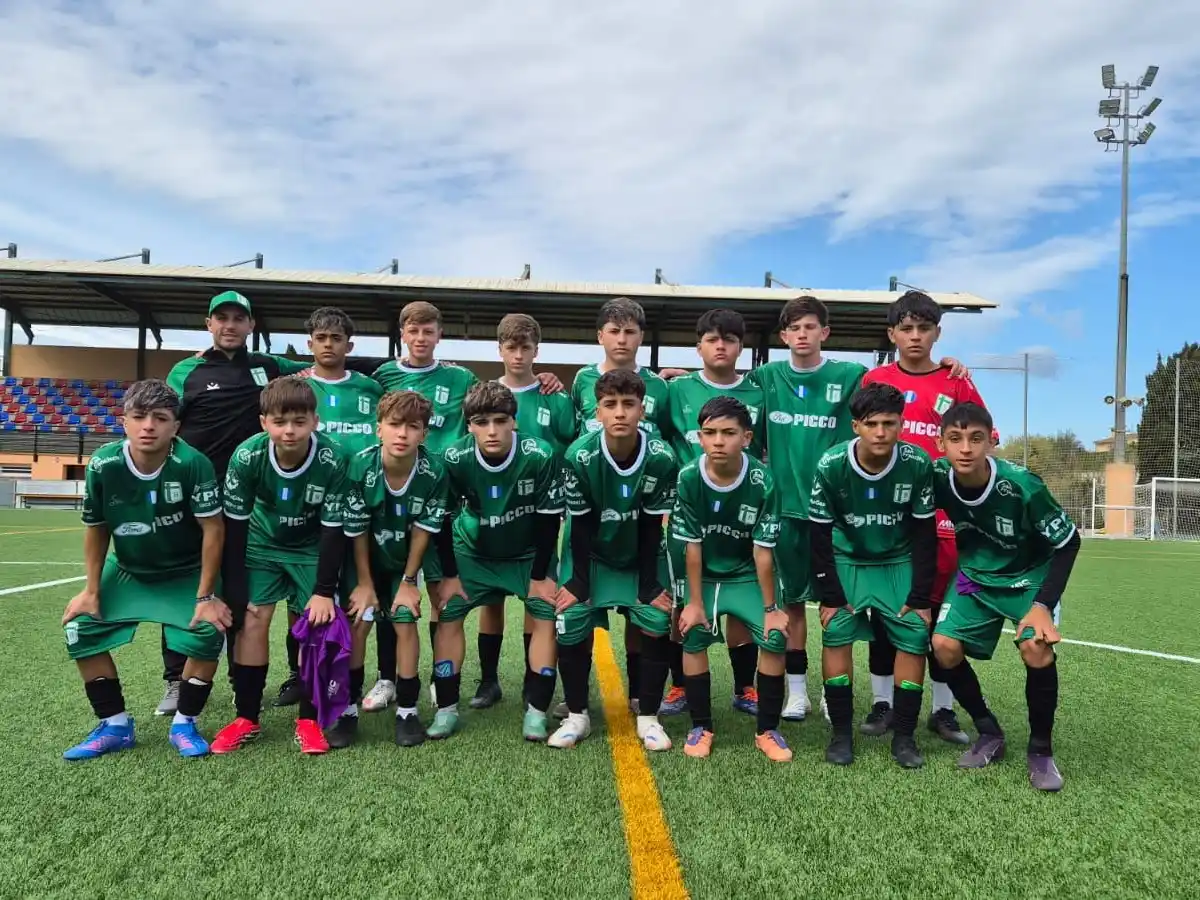 El equipo de U14 de la "Verde" participó del Mediterranean Internacional Cup 2026. (Foto: Prensa Sportivo Belgrano)