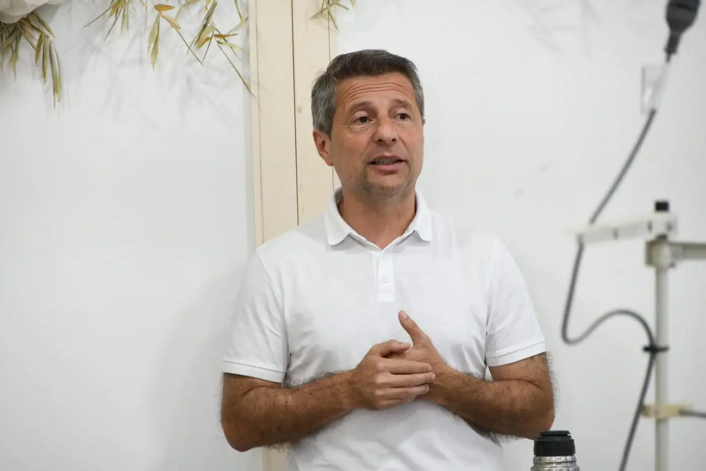 El intendente Damián Bernarte