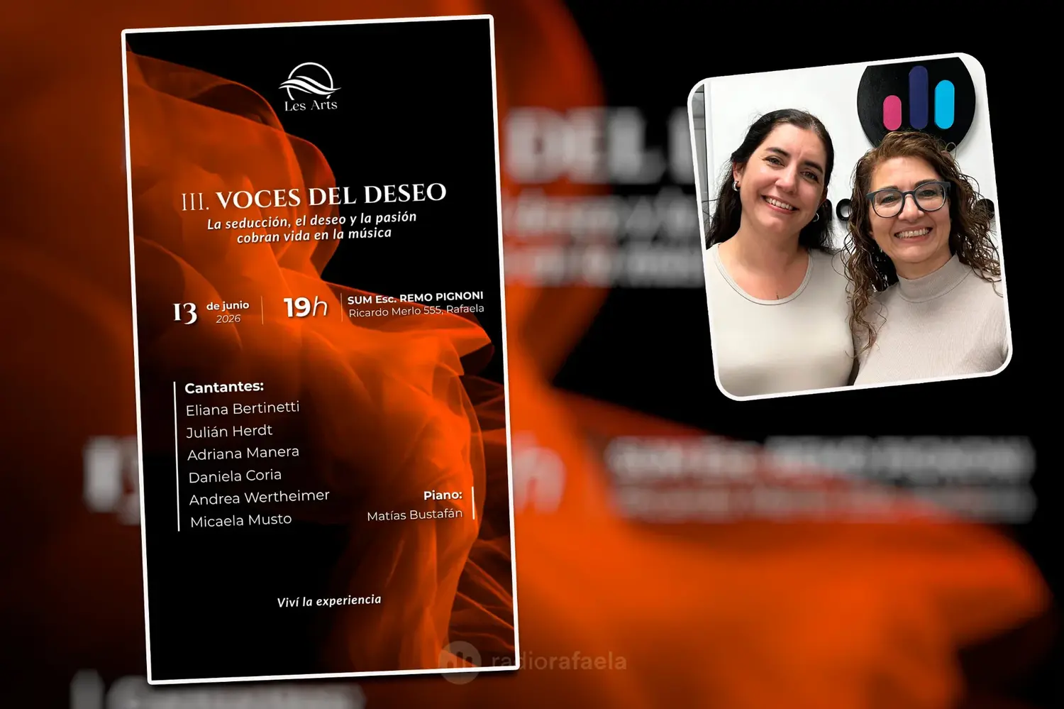 El canto lírico tendrá un nuevo encuentro en Rafaela: "Es algo que venimos preparando desde hace años"