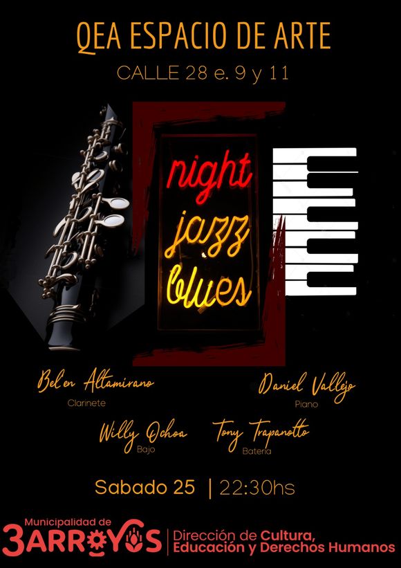 Night Jazz Blues en Quelaromecó