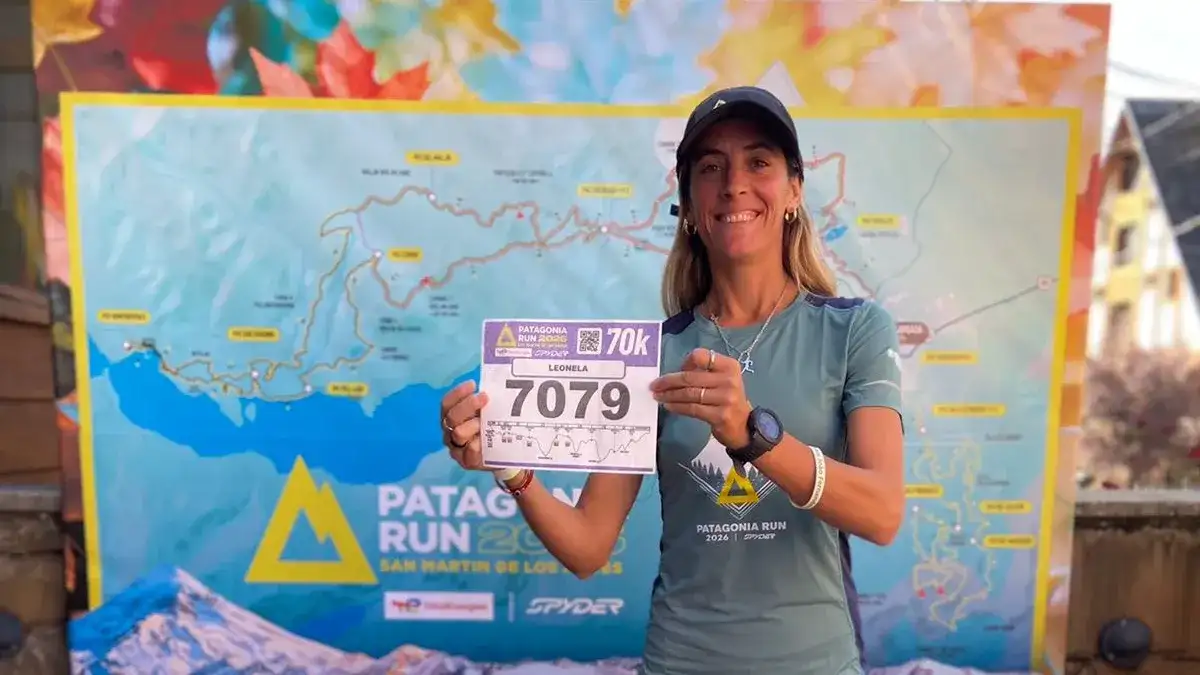 Leonela Rodríguez, top 20 en el Patagonia Run