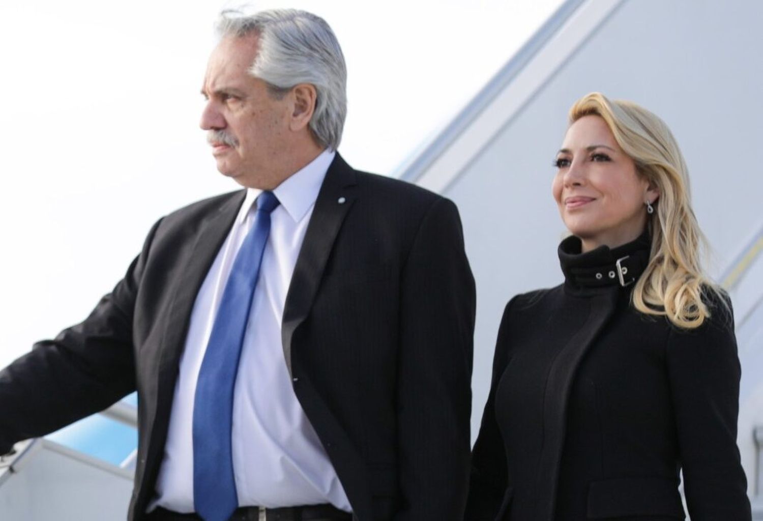 La ex primera dama Fabiola Yañez junto a Alberto Fernández.