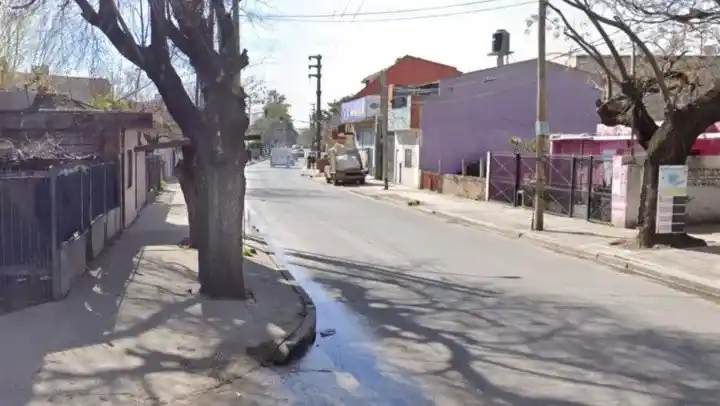 El lugar donde fueron arrollados los ciclistas