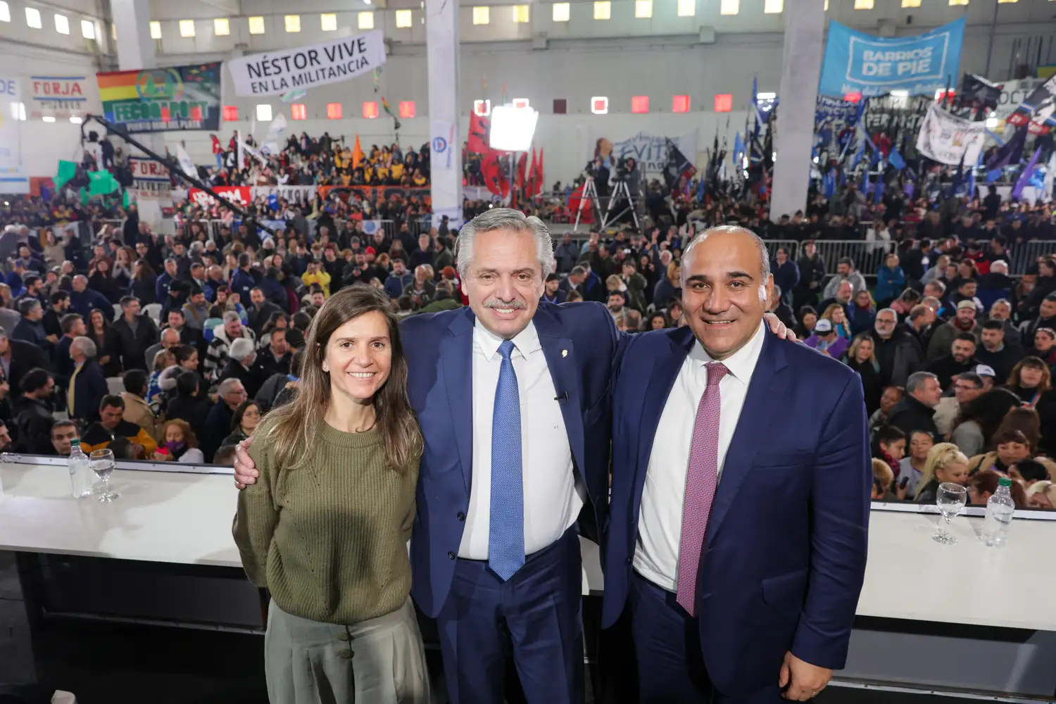 El Presidente encabezó el acto de ayer en Chapadmalal.