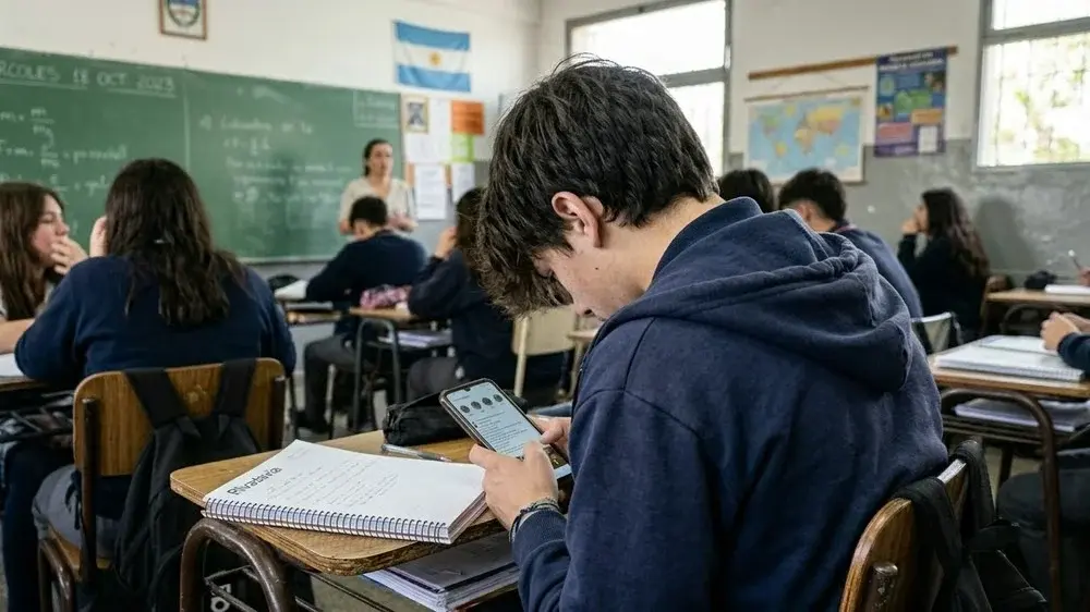 Prohibición de celulares en las escuelas: ¿por qué no se aplica la ley en Provincia y qué reclama un senador camporista?