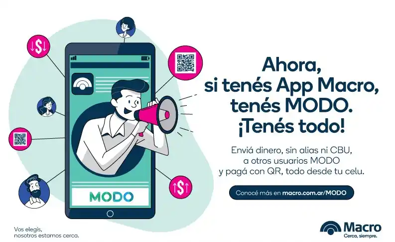 Tenés Macro, tenés MODO, tenés todo