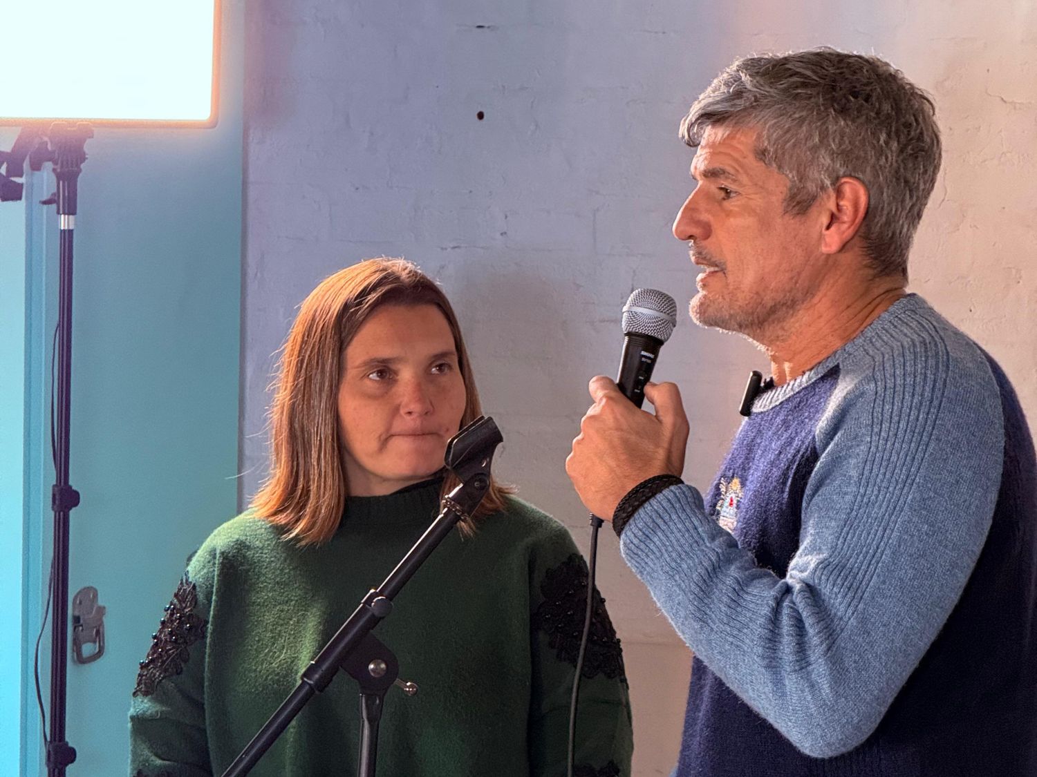 Goyechea y Danisa Perotti