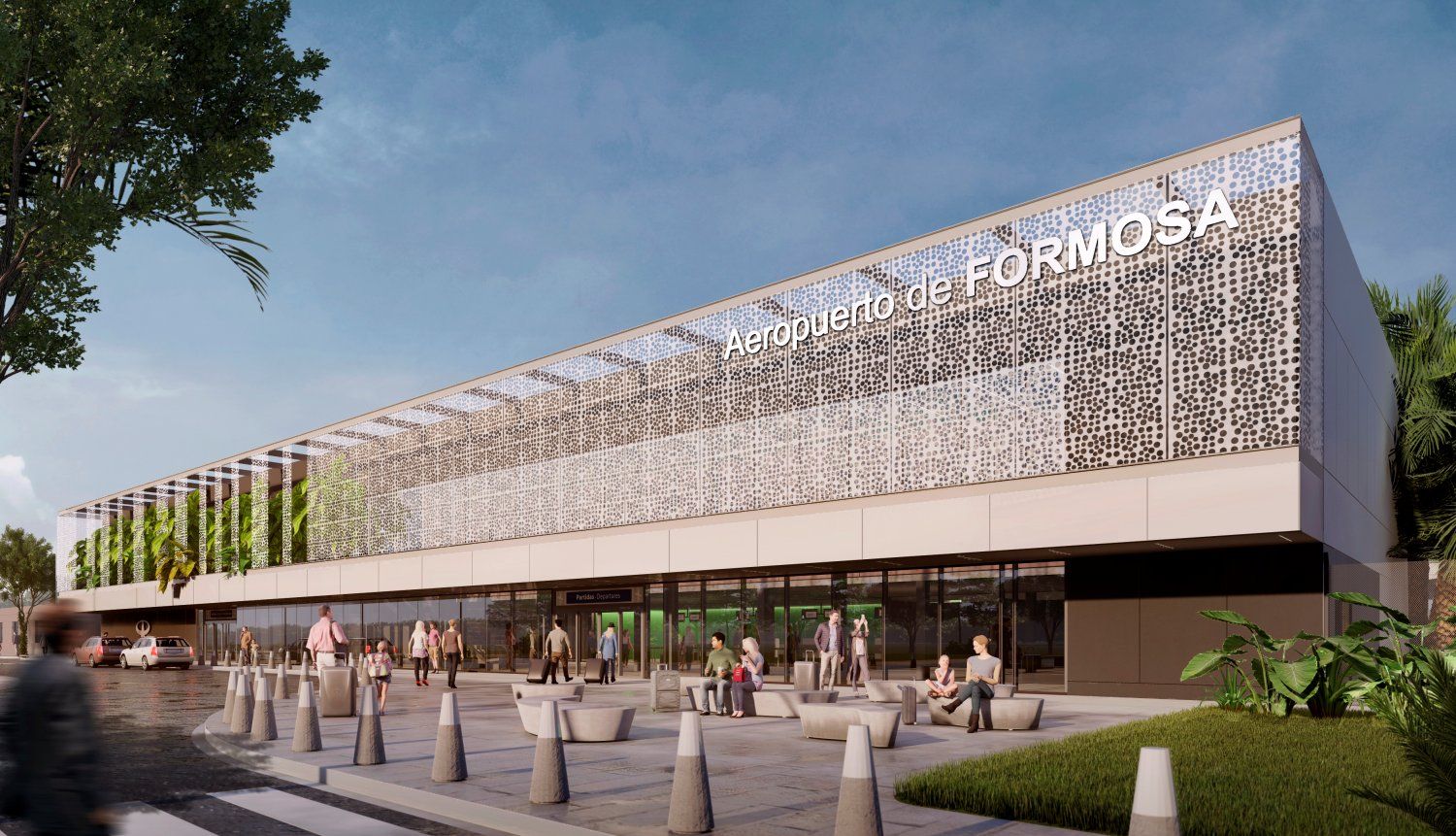 Presentan las obras de la nueva terminal del aeropuerto de Formosa