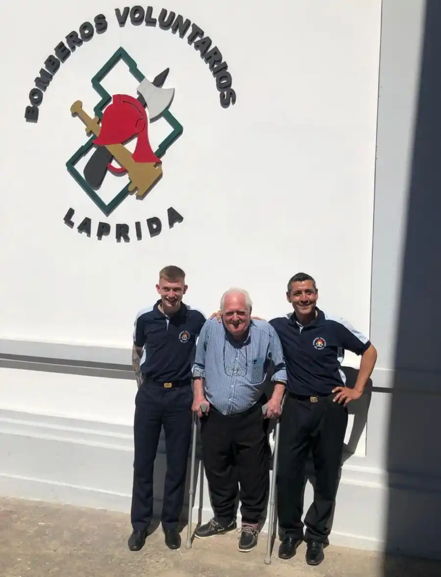 Bomberos de Tres Arroyos presentes en la reunión regional de la Federación bonaerense