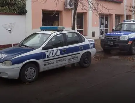 Una persona lastimada en el  rostro en un violento arrebato