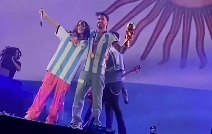 De Paul compartió escenario con Tini y fue ovacionado