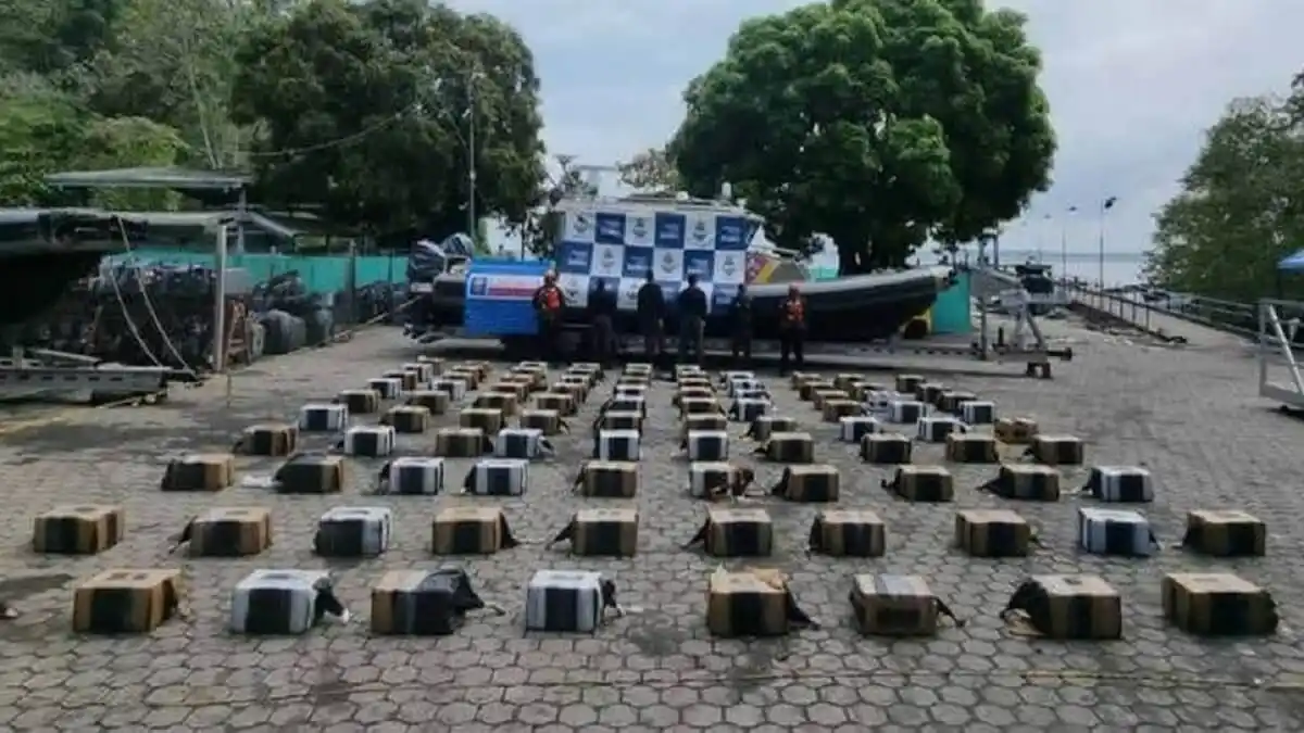 INCAUTAN EN COLOMBIA 4,5 toneladas de drogas: las llevaban a Centroamérica