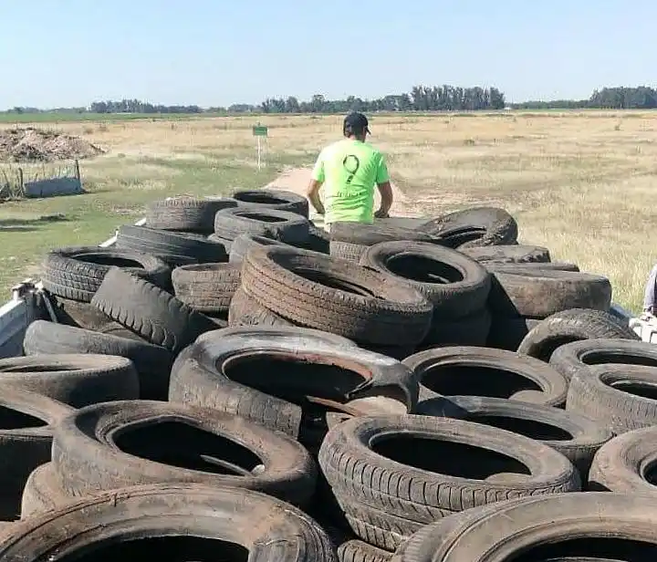 Primer envío de elementos reciclados en el distrito