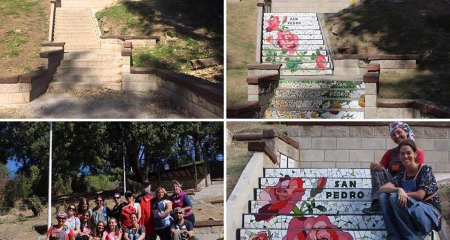 Un nuevo tramo de la Escalera de las Flores