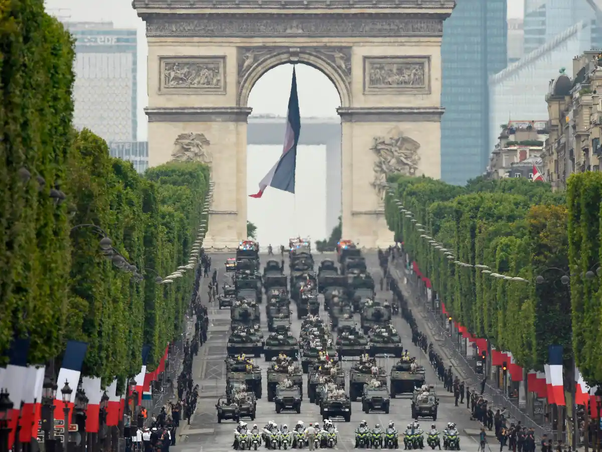 Macron le dio una dimensión europea al aniversario de la Revolución Francesa