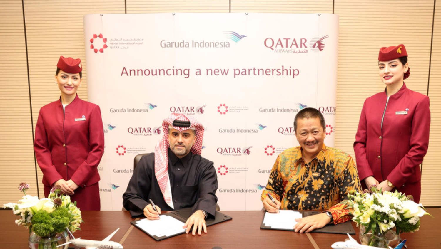 Qatar Airways y Garuda Indonesia amplían su asociación con un nuevo vuelo a Doha