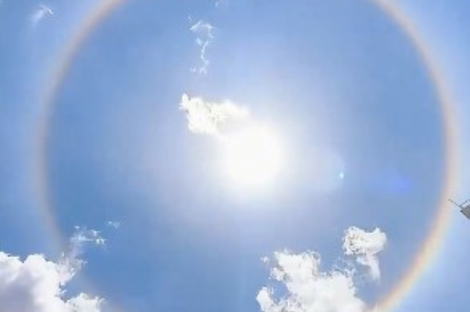 Espectacular halo solar