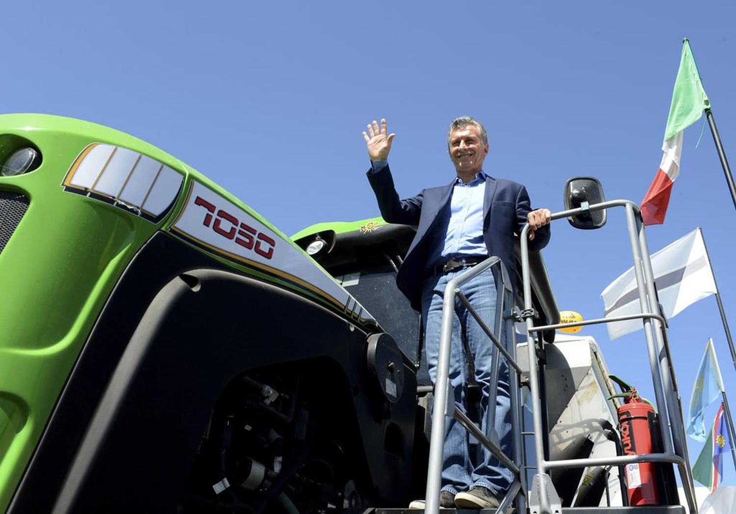 "No están solos", dijo Macri a  los productores agropecuarios en Expoagro