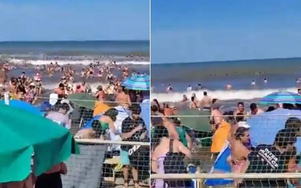 Un meteotsunami provocó una tragedia en la Costa Atlántica: un muerto y decenas de heridos