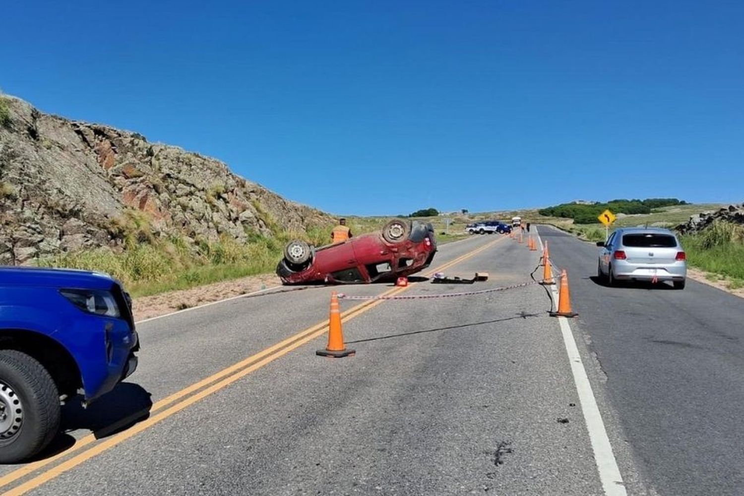 Tragedia en Córdoba: una mujer murió tras un grave accidente en el Camino de las Altas Cumbres