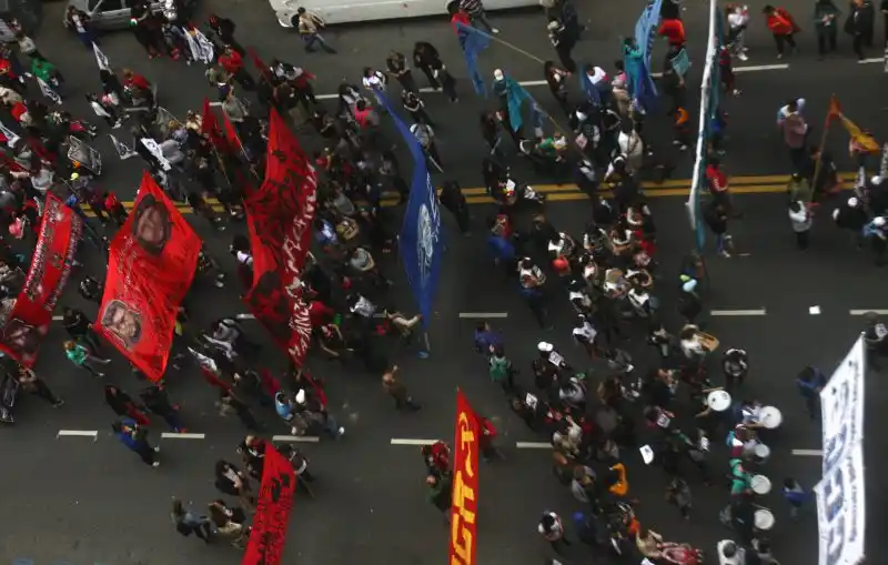 Escasa presencia policial en las inmediaciones de la Plaza de Mayo