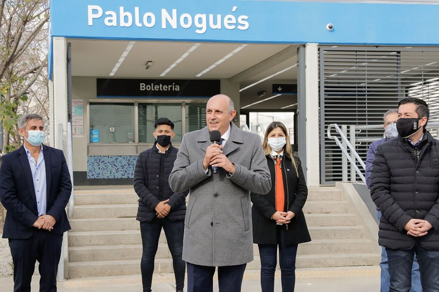 Se inauguró la estación Pablo Nogués del Belgrano Norte y Guerrera apuntó contra la gestión anterior