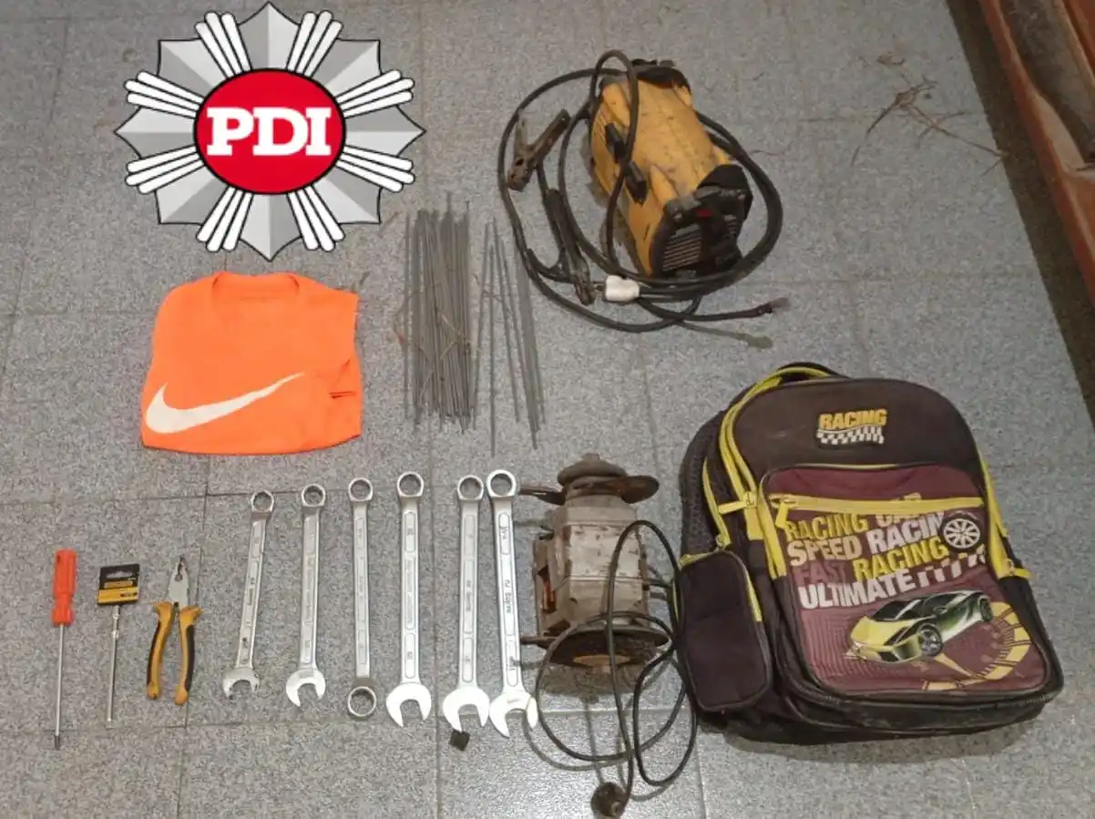 Cayó detenido un joven de 19 años y recuperaron herramientas robadas en Humberto Primo
