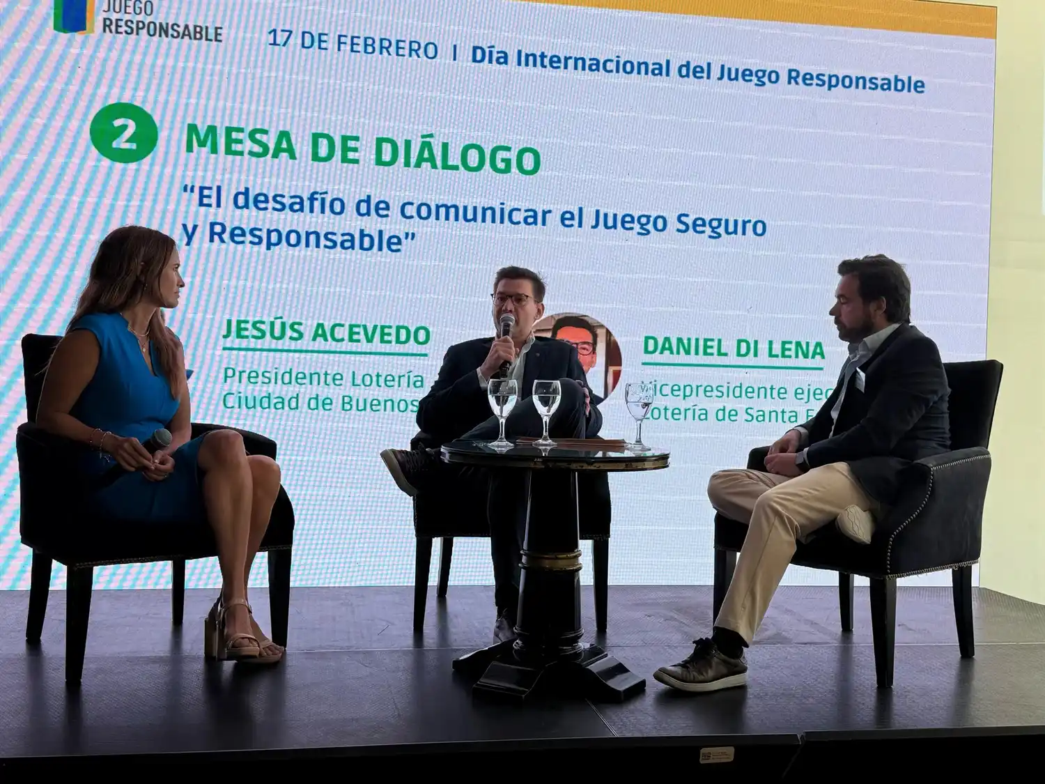 Daniel Di Lena, en su exposición representando a la Provincia de Santa Fe.