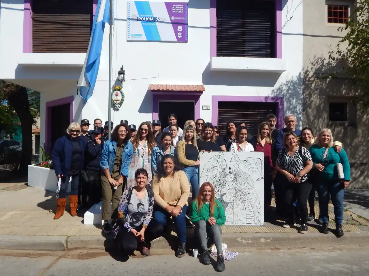 El sábado se inauguró la nueva sede de la Comisaria de la Mujer y la Familia de Chascomús
