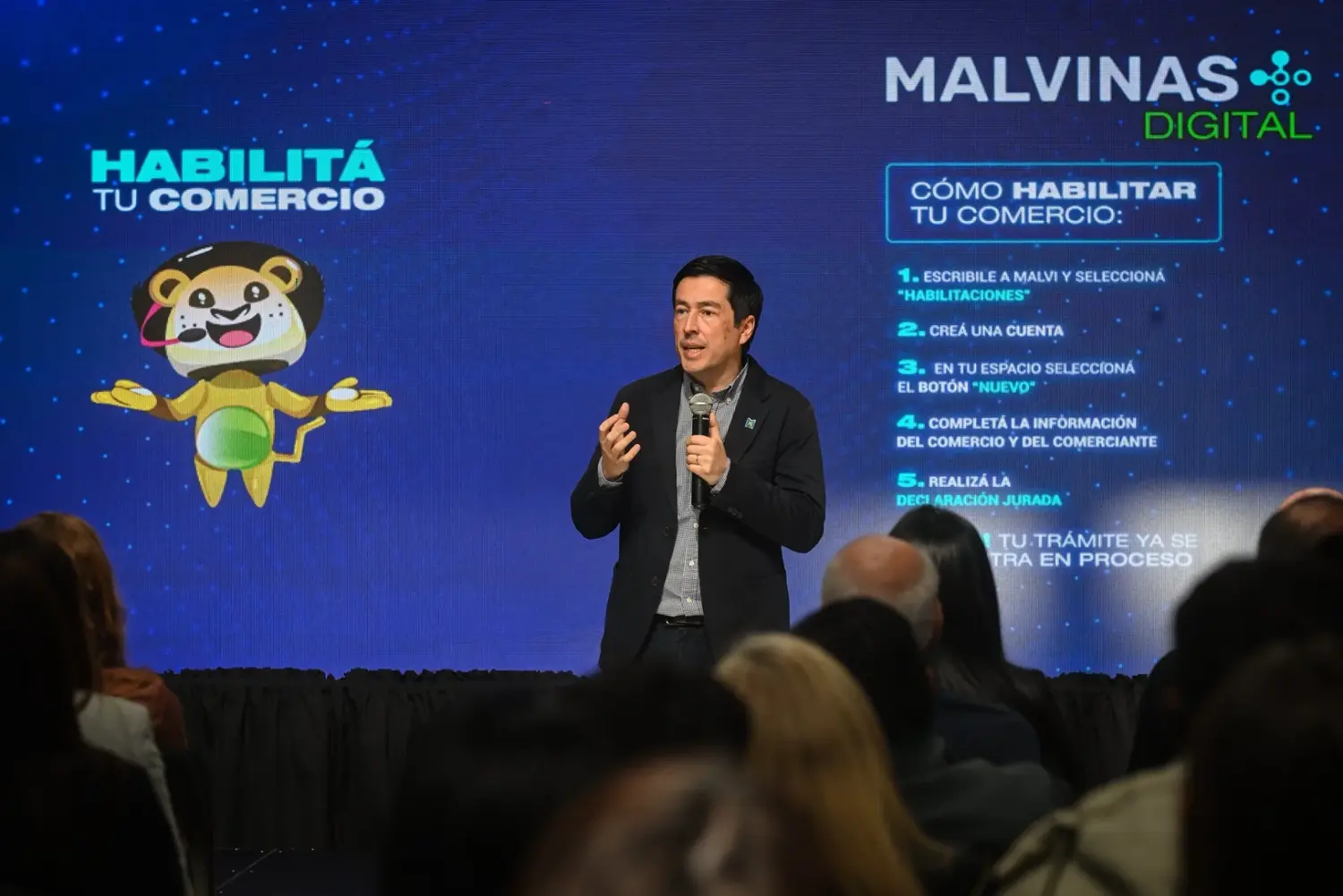 Malvinas Argentinas: Nardini encabezó el lanzamiento de “Habilitá tu comercio 100% online"