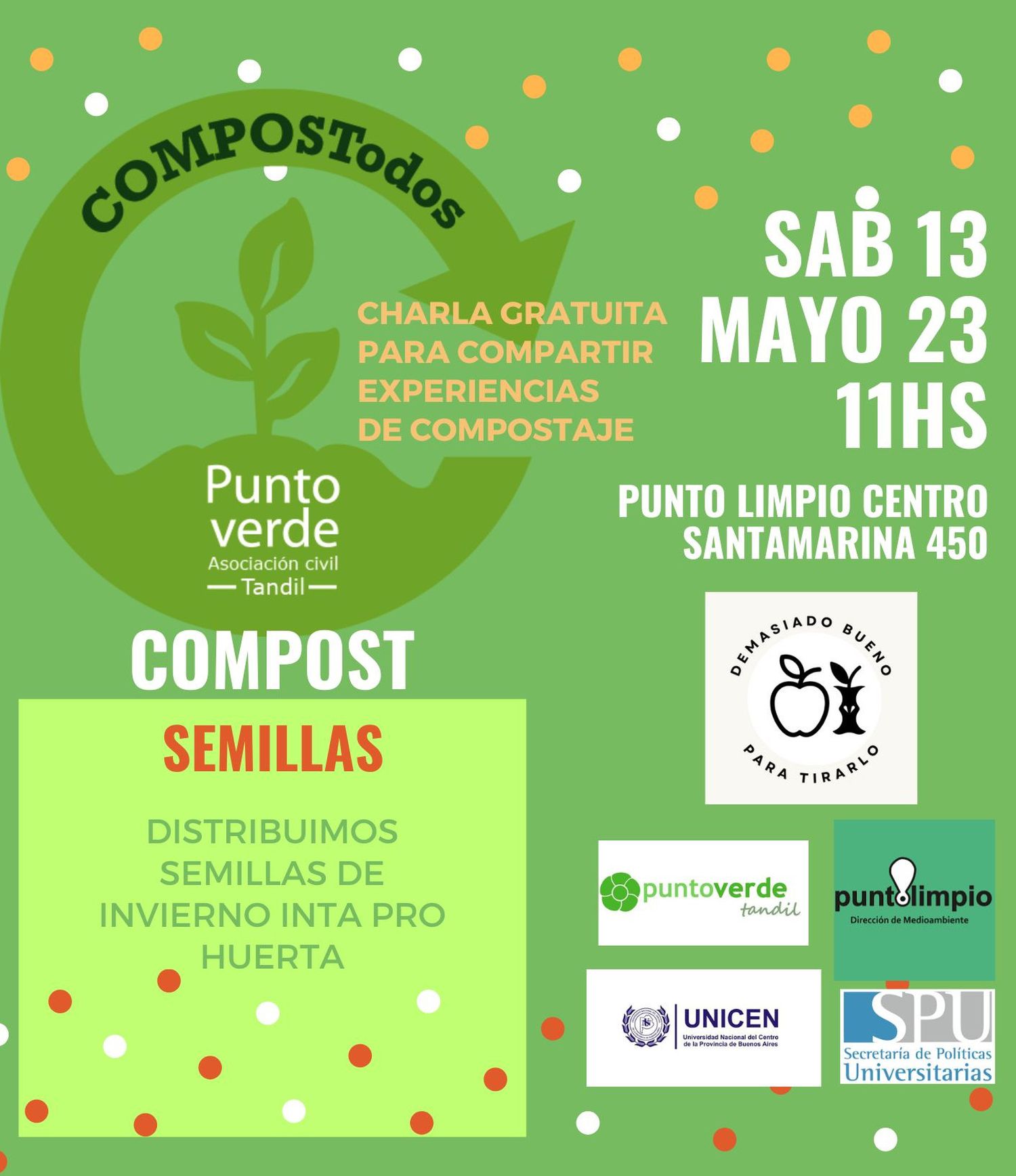 Invitan a una charla sobre compostaje