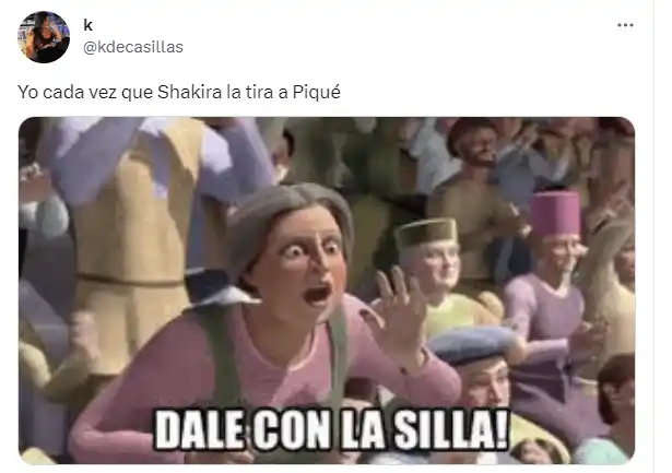 Los fanáticos de Shakira le dieron con todo a su ex. Foto Twitter