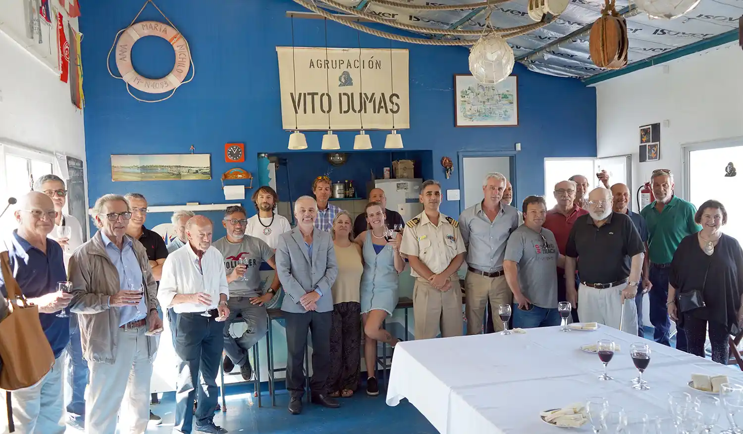 Asistentes. A la celebración de ayer en Vito Dumas