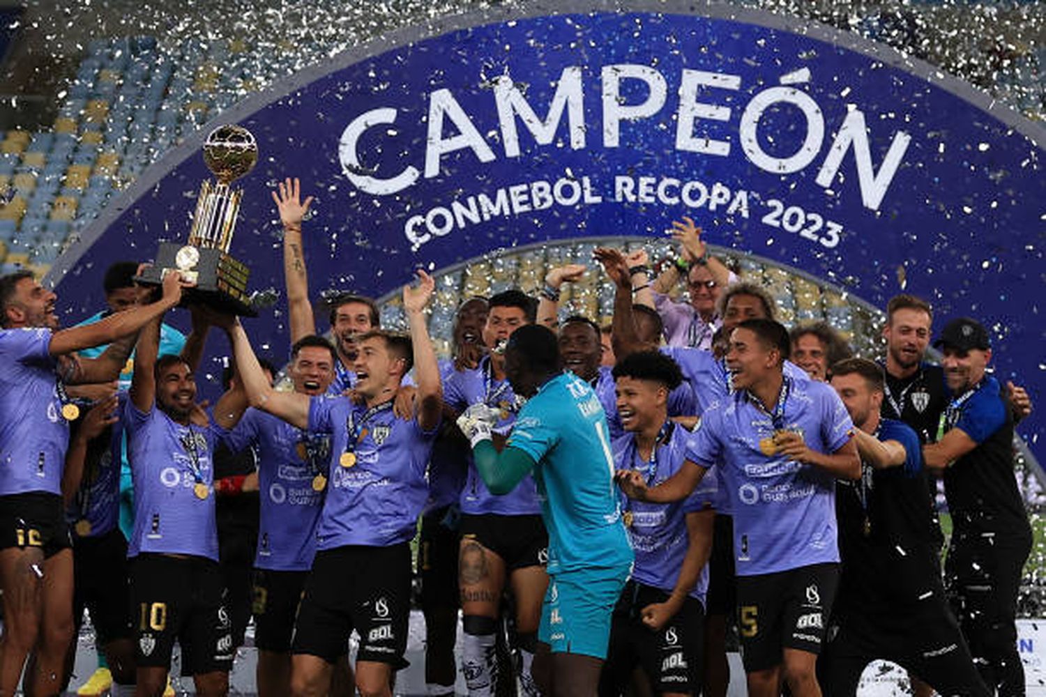 Independiente del Valle festejó en el Maracaná