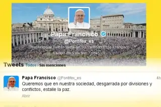 El Papa argentino superó los 12 millones de seguidores en Twitter