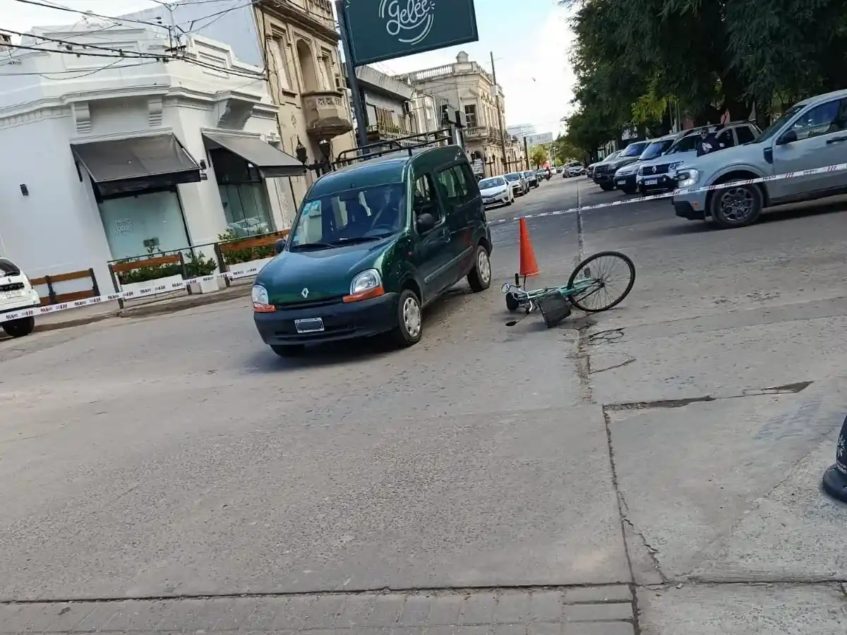 El ciclista fue asistido por el 107.