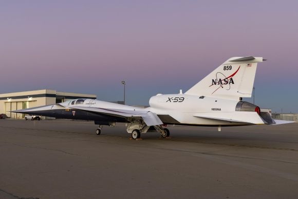 X-59: el avión supersónico silencioso de la NASA vuela por primera vez