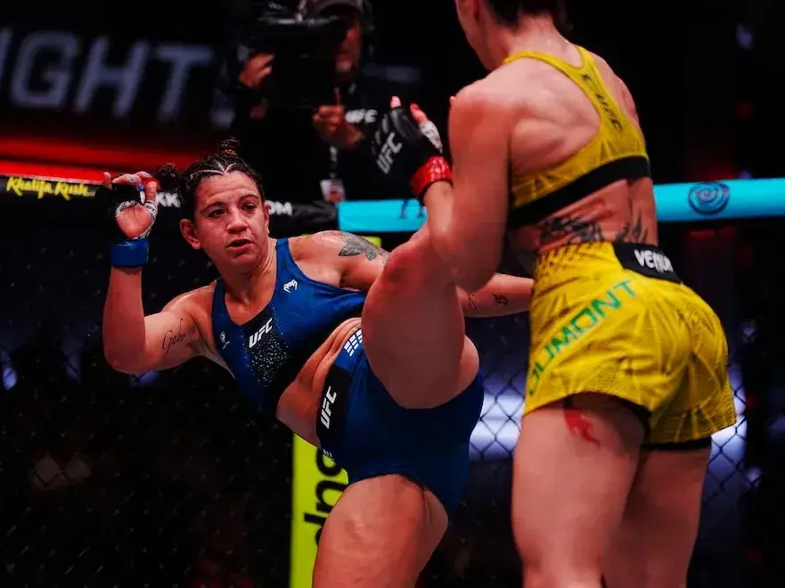 Ailín Pérez venció a Norma Dumont en UFC y extendió su racha ganadora