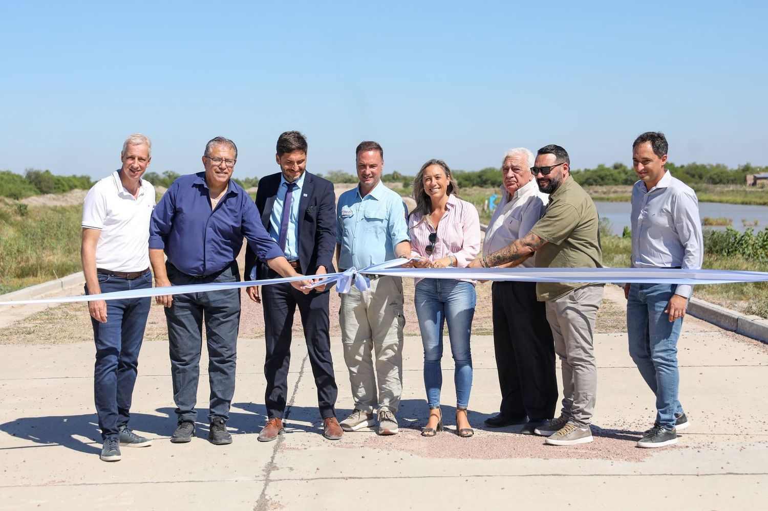 Pullaro y Enrico inauguraron obras en el norte santafesino.