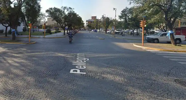 El accidente ocurrió en Pellegrini y Bv. 9 de Julio.