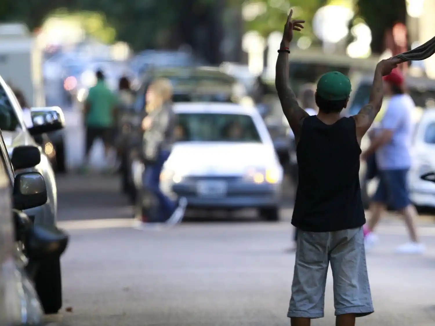 Contravención. La Libertad Avanza y un proyecto para sancionar a los "trapitos" que exijan dinero.
