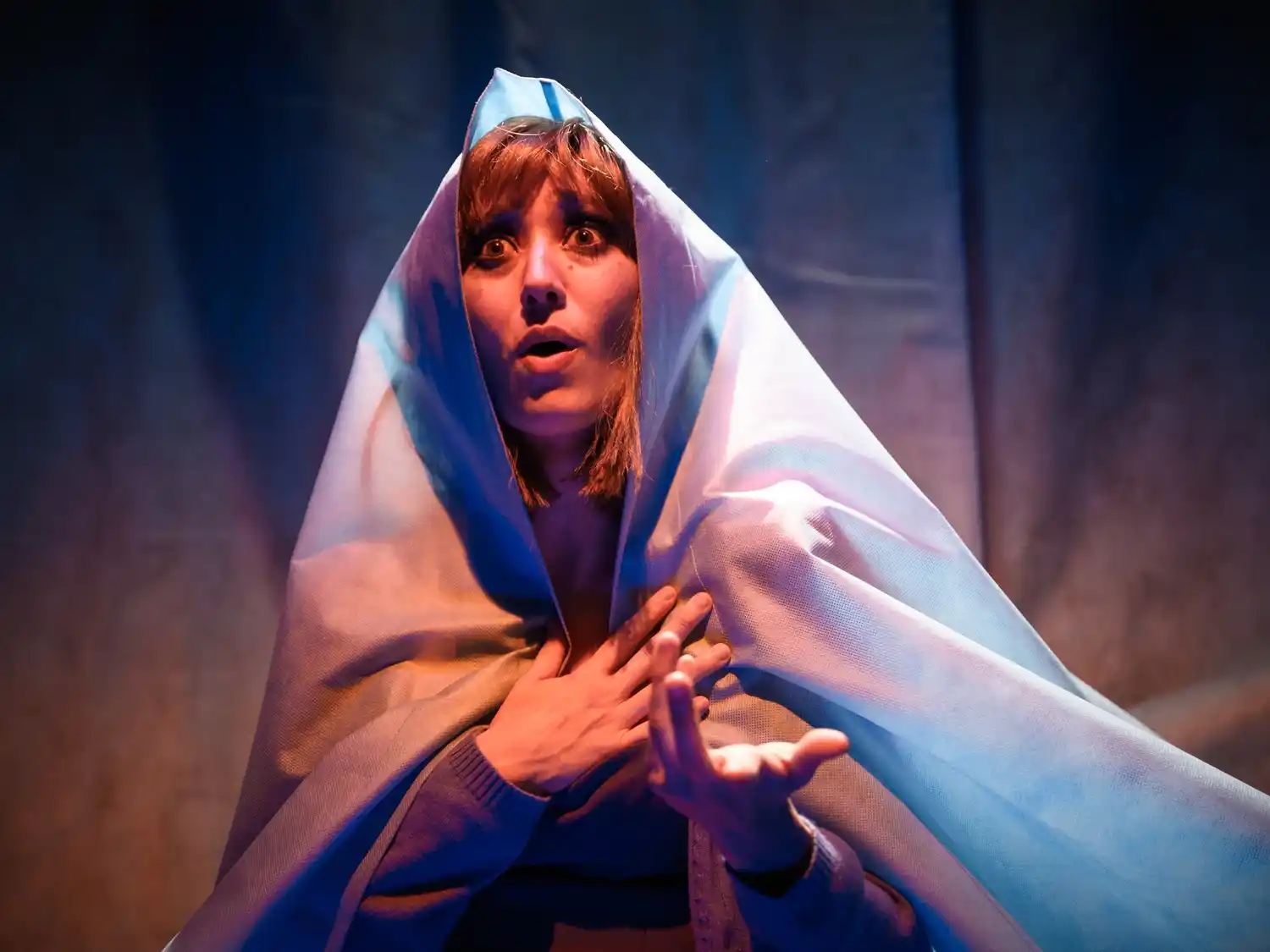 La actriz se definió como bastante tímida, pero cuando sube al escenario logra transformarse.